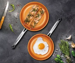 Masterpan Bronze 2-Piece Aluminum Fry Pan Set -Home Decor Store 810579253 5