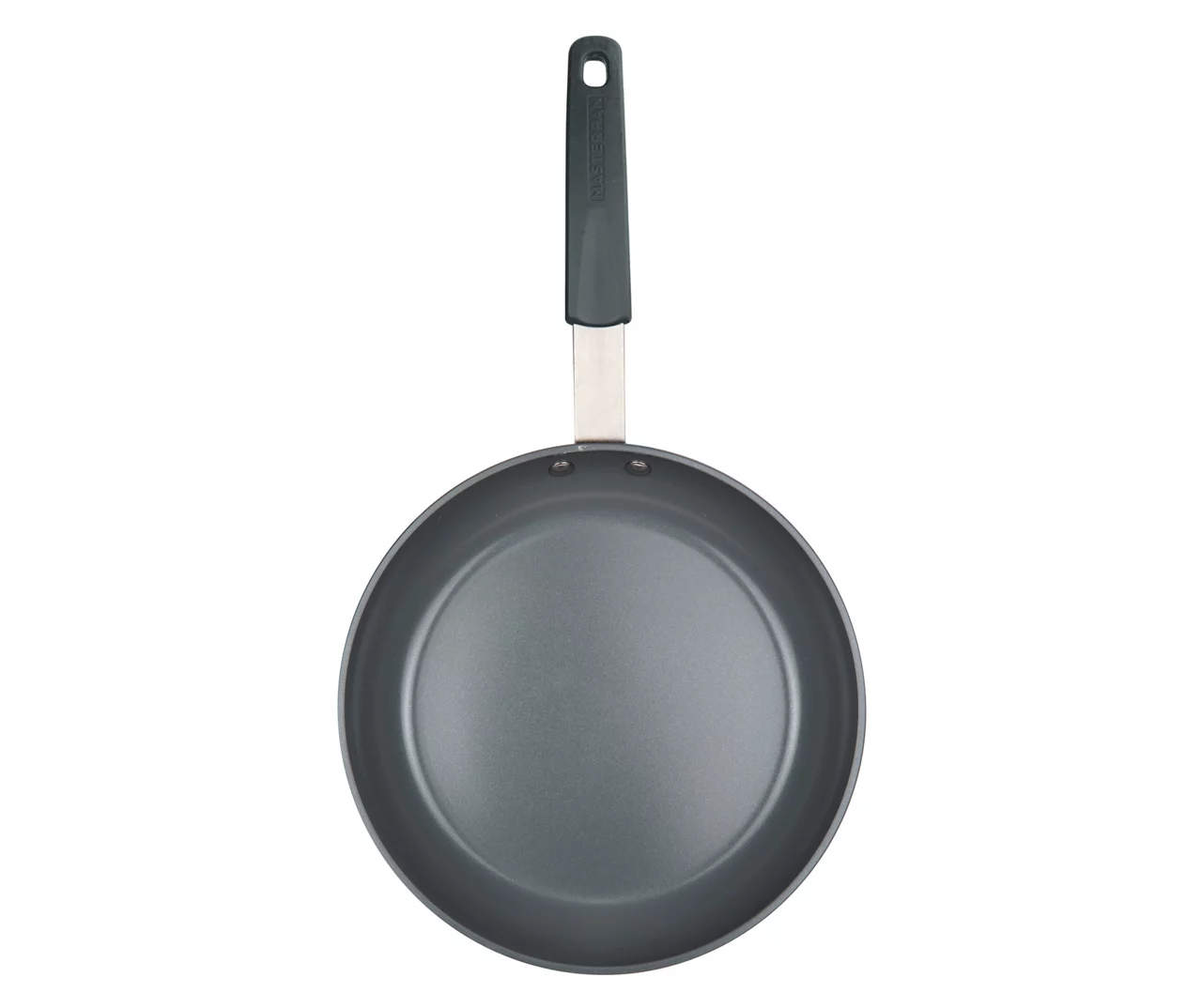 Masterpan 11" Gray Non-Stick Aluminum & Stainless Steel Fry Pan 4 Masterpan 11" Gray Non-Stick Aluminum & Stainless Steel Fry Pan - Image 4