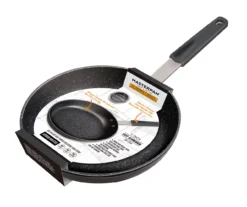 Masterpan 11" Black Speckled Non-Stick Aluminum & Stainless Steel Fry Pan -Home Decor Store 810579265 4
