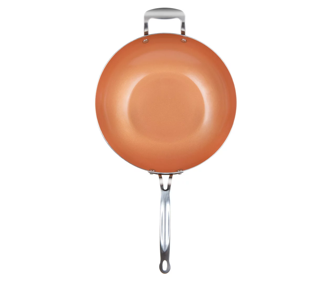 Masterpan 12" Bronze Aluminum Wok 3 Masterpan 12" Bronze Aluminum Wok - Image 3