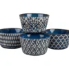 Blue Mirabelle 4-Piece Ramekin Set