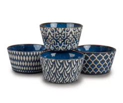 Blue Mirabelle 4-Piece Ramekin Set -Home Decor Store 810580030 2