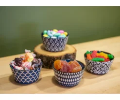 Blue Mirabelle 4-Piece Ramekin Set -Home Decor Store 810580030 4