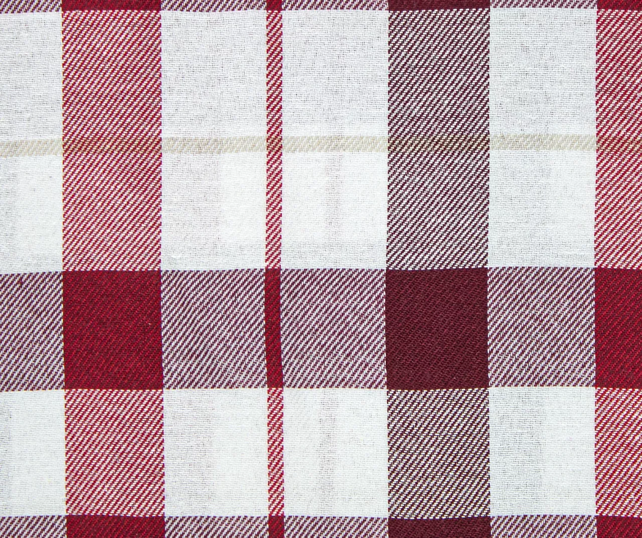 Cuisinart Scarlet Sage & White Plaid Fabric Tablecloth 3 Cuisinart Scarlet Sage & White Plaid Fabric Tablecloth - Image 3