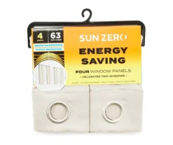 Sun Zero Putnam Room-Darkening Grommet 4-Piece Curtain Panel Set -Home Decor Store 810583313 A0 1 1