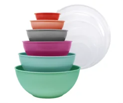 12-Piece Mixing Bowl & Lid Set -Home Decor Store 810584184