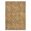 Malco Gold & Multi-Color Geometric Area Rug, (7.6' X 10')