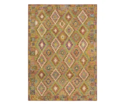 Malco Gold & Multi-Color Geometric Area Rug, (7.6' X 10')