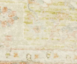 Savage Orange & Blue Floral Medallion Area Rug, (2' X 8') -Home Decor Store 810584607 4