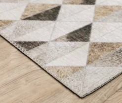 Myler Beige & Gray Faux Hide Geometric Area Rug, (2' X 8') 5 Myler Beige & Gray Faux Hide Geometric Area Rug, (2' X 8') -Home Decor Store 810584615 2