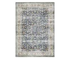 Chandler Blue & Brown Floral Area Rug 16 Chandler Blue & Brown Floral Area Rug -Home Decor Store 810584786 1