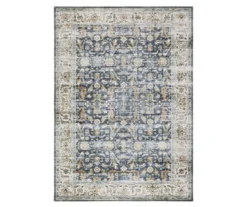 Chandler Blue & Brown Floral Area Rug 18 Chandler Blue & Brown Floral Area Rug -Home Decor Store 810584787 1