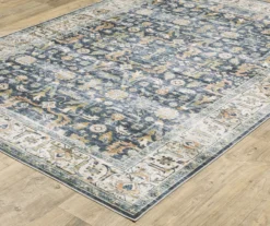 Chandler Blue & Brown Floral Area Rug 27 Chandler Blue & Brown Floral Area Rug -Home Decor Store 810584787 2
