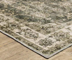 Malakia Charcoal & Brown Floral Lattice Area Rug 20 Malakia Charcoal & Brown Floral Lattice Area Rug -Home Decor Store 810585004 3