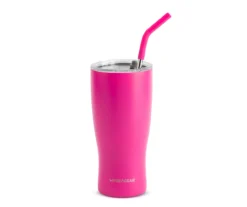 Hydragear Pink Mott Stainless Steel Tumbler, 30 Oz. -Home Decor Store 810585546 2 1