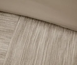 Kelan Taupe Streak Patchwork Seersucker Queen 7-Piece Comforter Set 25 Kelan Taupe Streak Patchwork Seersucker Queen 7-Piece Comforter Set -Home Decor Store 810590766 810590765 810590762 12 1