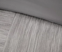 Kelan Gray Streak Patchwork Seersucker King 7-Piece Comforter Set -Home Decor Store 810590769 810590768 810590767 11