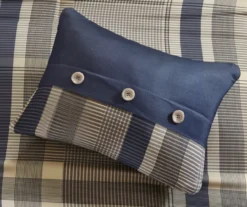 Rick Navy & Beige Crisscross Comforter Set 17 Rick Navy & Beige Crisscross Comforter Set -Home Decor Store 810590798 810590797 810590796 810590795 7