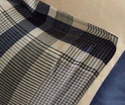 Rick Navy & Beige Crisscross Comforter Set 18 Rick Navy & Beige Crisscross Comforter Set -Home Decor Store 810590798 810590797 810590796 810590795 8
