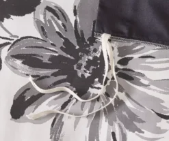 Hannah White & Black Floral Duvet Cover Set 21 Hannah White & Black Floral Duvet Cover Set -Home Decor Store 810590809 810590808 810590807 10