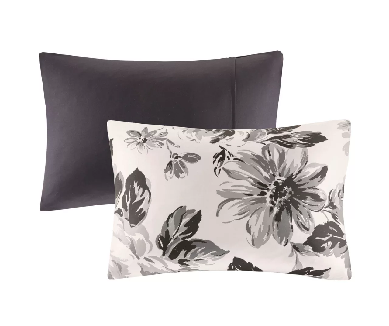 Hannah White & Black Floral Duvet Cover Set 4 Hannah White & Black Floral Duvet Cover Set - Image 4