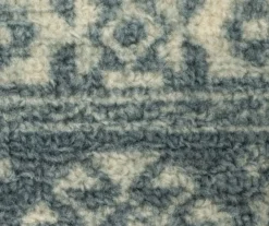 Jay Blue & Cream Geometric Kitchen Rug, (30" X 18") -Home Decor Store 810591258 6