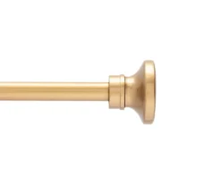 Augusta Burnished Brass 5/8" Curtain Rod, (30"-84")