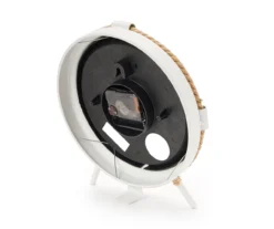 Grecian Getaway White & Tan Rope-Accent Mini Clock 5 Grecian Getaway White & Tan Rope-Accent Mini Clock -Home Decor Store 810592575 A8 3