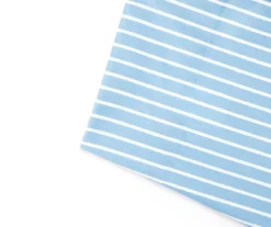 Real Living Blue & White Stripe Microfiber Sheet Set 5 Real Living Blue & White Stripe Microfiber Sheet Set -Home Decor Store 810592852 810594265 810592854 810592853 810594266 1 A8