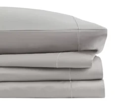 Light Gray 600-Thread Count Pima Cotton King 4-Piece Sheet Set -Home Decor Store 810595439 810595440 810595711 810595713 X0 6