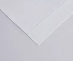 White 600-Thread Count Pima Cotton Queen 4-Piece Sheet Set -Home Decor Store 810595715 810595712 810595716 810595717 A8 9