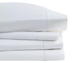 White 600-Thread Count Pima Cotton Queen 4-Piece Sheet Set -Home Decor Store 810595715 810595712 810595716 810595717 X0 6