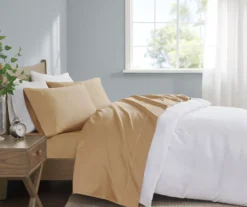 Gold 600-Thread Count Pima Cotton King 4-Piece Sheet Set 14 Gold 600-Thread Count Pima Cotton King 4-Piece Sheet Set -Home Decor Store 810595718 810595714 810595719 810595720 A1 3