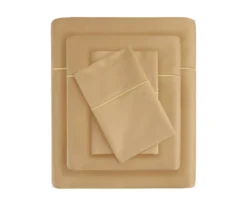 Gold 600-Thread Count Pima Cotton King 4-Piece Sheet Set 15 Gold 600-Thread Count Pima Cotton King 4-Piece Sheet Set -Home Decor Store 810595718 810595714 810595719 810595720 X0 4