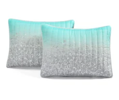 Lush Decor Glitter Ombre Print Quilt & Pillowcase Set -Home Decor Store 810595922 6