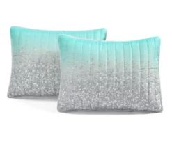 Lush Decor Glitter Ombre Print Quilt & Pillowcase Set -Home Decor Store 810595923 6