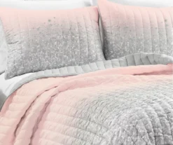 Lush Decor Glitter Ombre Print Quilt & Pillowcase Set -Home Decor Store 810595924 3