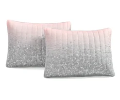 Lush Decor Glitter Ombre Print Quilt Set -Home Decor Store 810595928 5