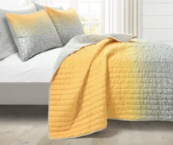 Lush Decor Glitter Ombre Print Quilt & Pillowcase Set -Home Decor Store 810595933 1