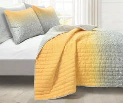 Lush Decor Glitter Ombre Print Quilt & Pillowcase Set -Home Decor Store 810595934 1