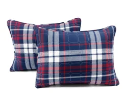 Lush Decor Grayson Farmhouse Navy & Red Plaid Reversible Quilt Set 31 Lush Decor Grayson Farmhouse Navy & Red Plaid Reversible Quilt Set -Home Decor Store 810595936 7