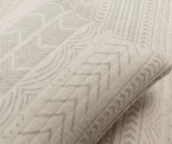 Hygge Beige & Wheat Geometric Reversible Full/Queen 3-Piece Quilt Set -Home Decor Store 810595992 4