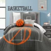 Lush Decor Basketball Reversible Quilt Set