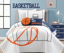 Lush Decor Basketball Reversible Quilt Set -Home Decor Store 810596046