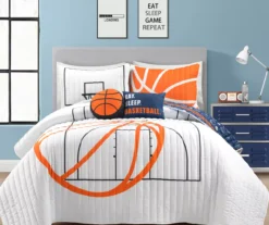 Lush Decor Basketball Reversible Quilt Set -Home Decor Store 810596047