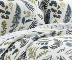 Lush Decor Devonia White & Green Botanical Reversible Cotton Quilt Set -Home Decor Store 810596065 2