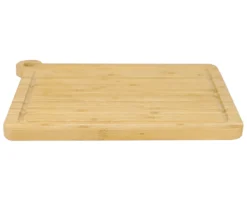 Bamboo Cutting Board With Handle, (16" X 12") -Home Decor Store 810596954 A8