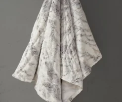 Marselle Marble Faux Fur Heated Throw, (50" X 70") 22 Marselle Marble Faux Fur Heated Throw, (50" X 70") -Home Decor Store 810598126 2
