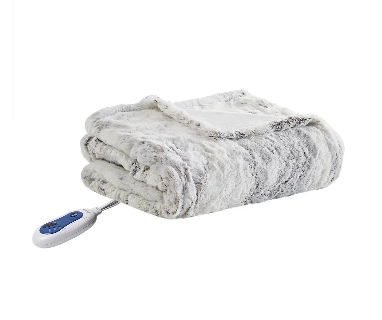 Marselle Marble Faux Fur Heated Throw, (50" X 70") 4 Marselle Marble Faux Fur Heated Throw, (50" X 70") - Image 4