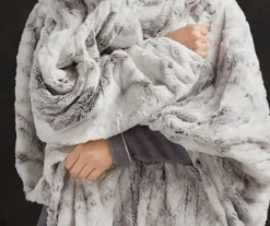 Marselle Marble Faux Fur Heated Throw, (50" X 70") 24 Marselle Marble Faux Fur Heated Throw, (50" X 70") -Home Decor Store 810598126 4